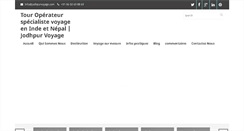 Desktop Screenshot of jodhpurvoyage.com